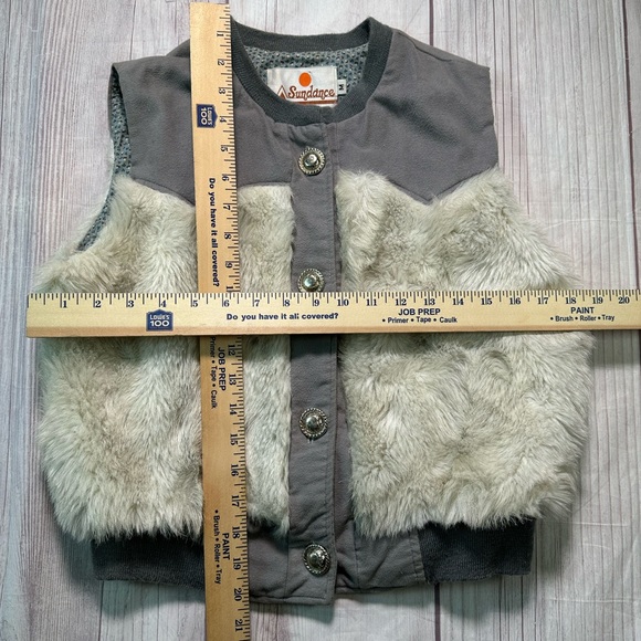 Women’s Vintage 70s Sundance Western Flux Fur Winter Vest - Picture 6 of 8